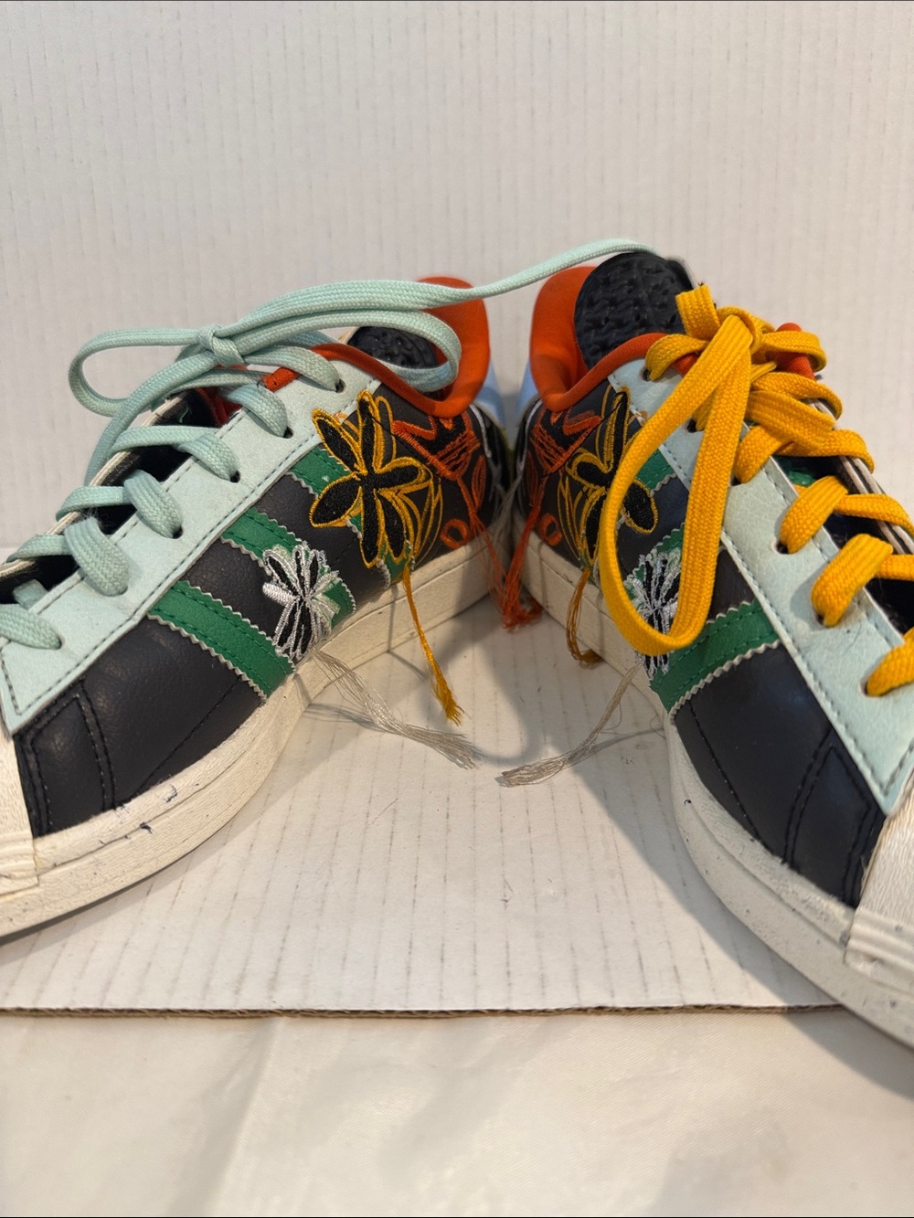 Sean Wotherspoon Adidas Superstar Super Earth Sneakers (sz women’s 7.5) - Picture 5 of 9